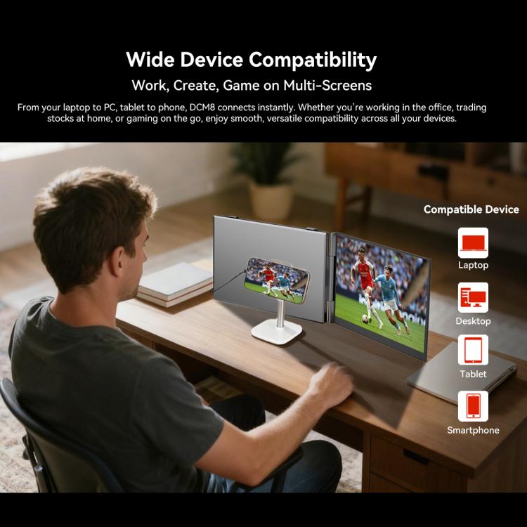 Blackview Blackview DCM8 15.3 inch Dual Display Portable Laptop LCD Monitors Screen Extender with Stand, DCM8 elektroniktrade Switzerland