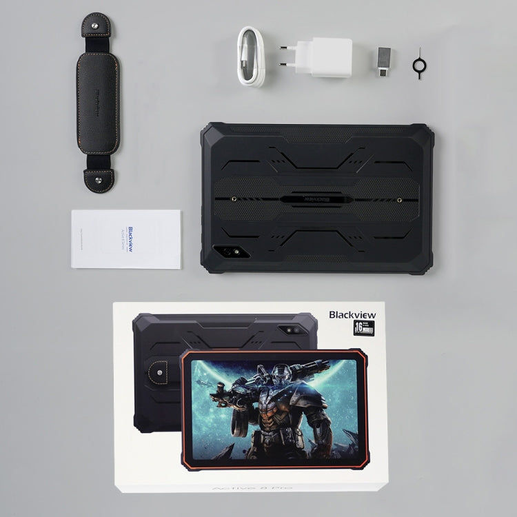 Blackview Robustes Blackview Active 8 Pro 4G-Tablet, 10,36 Zoll, 8 GB + 256 GB, Android 13 MT6789 Octa Core, unterstützt Dual-SIM, globale Version mit Google Play, EU-Stecker, Active 8 Pro Elektroniktrade Switzerland
