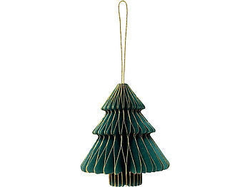 Britesta Britesta Weihnachtsdeko Set: 24er-Set Weihnachts-Deko zum Aufhängen, 3D-Ornamente aus Papier elektroniktrade Switzerland
