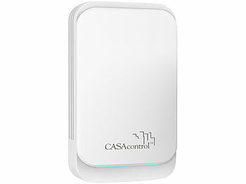 CASAcontrol CASAcontrol Funk-Durchgangsmelder & Alarm, PIR, batteriebetriebene Klingel, weiß elektroniktrade Switzerland