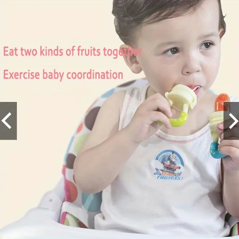 Baby Silikon Beissring für Früchte & Gemüse