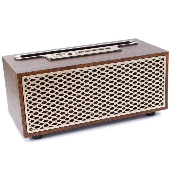 Bluetooth Radio, Vintage, Wireless, Holzgehäuse, 20,9 x 9,5 x 9,8 cm