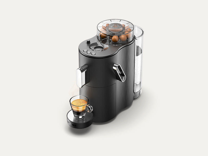 Coffee B Kaffeemaschine Globe Rot / Schwarz / Weiss / Grau Elektroniktrade Switzerland