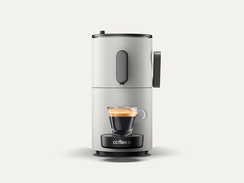 Coffee B Kaffeemaschine Globe Rot / Schwarz / Weiss / Grau Elektroniktrade Switzerland