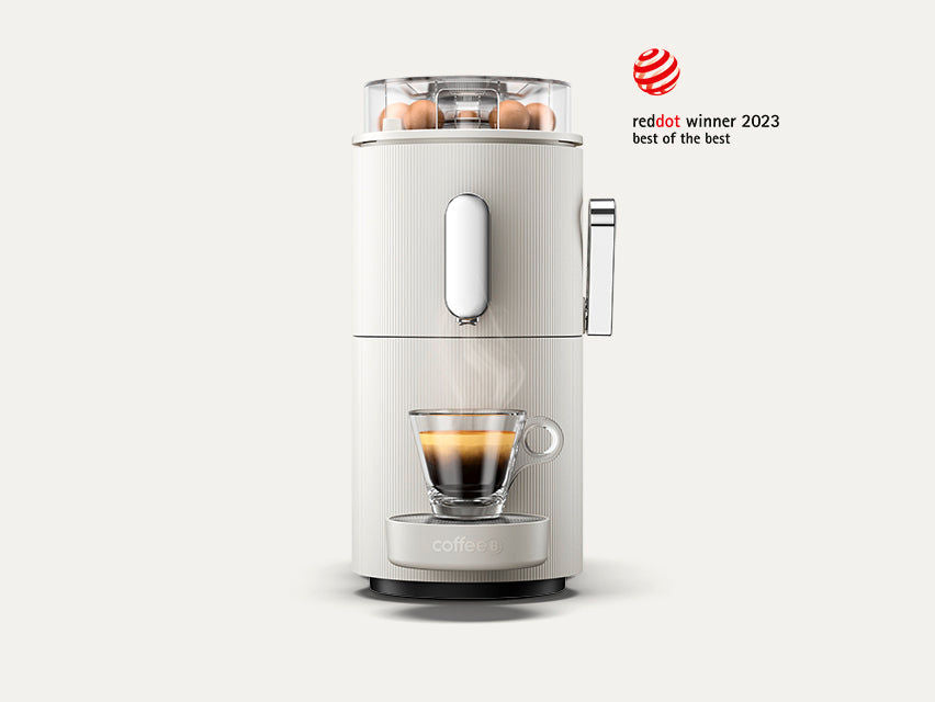 Coffee B Kaffeemaschine Globe Rot / Schwarz / Weiss / Grau Elektroniktrade Switzerland