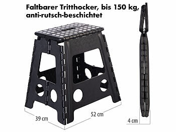 zusammenklappbare Hocker mit Tragegriff erhältlich auf eMall