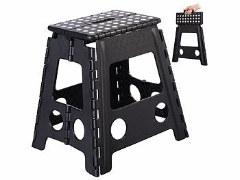 Hocker: Semptec Faltbarer Tritthocker, bis 150 kg, anti-rutsch-beschichtet, 39 cm Höhe erhältlich auf eMall