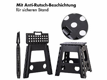 Klappstuhl tragbarer Reisehocker Falttritt Stuhl Faltbarer erhältlich auf eMall