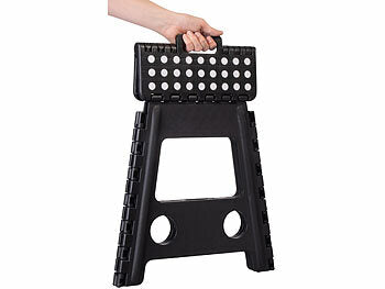 Semptec Faltbarer Tritthocker, bis 150 kg, anti-rutsch-beschichtet, 39 cm Höhe erhältlich auf eMall