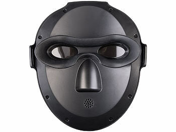 infactory LED-Gesichtsmaske mit Gestensteuerung, 80 Muster, LiPo-Akku, USB-C