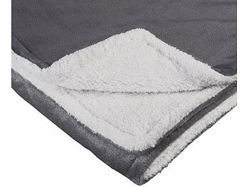 Heizdecke mit Timer Kuschelfleece kuschelig groß