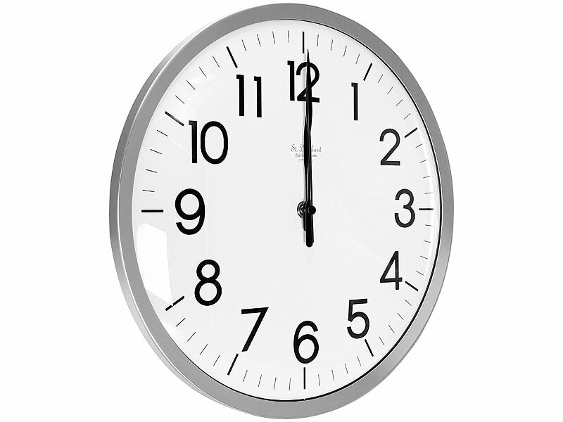 Analoge Funk-Wanduhr, hohe Genauigkeit, 33 x 5 cm