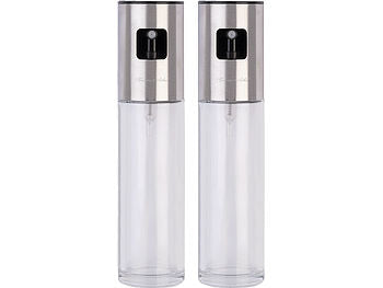 Rosenstein & Söhne 2er-Set Essig-und Öl-Sprüher für Grill, Braten, Kochen, Glas, 100 ml erhältlich auf eMall