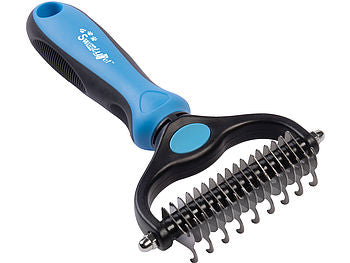 Fellpflege Hund: Sweetypet Doppelseitiger Entfilzungskamm für Hunde & Katzen, mit Unterfellbürste erhältlich auf eMall