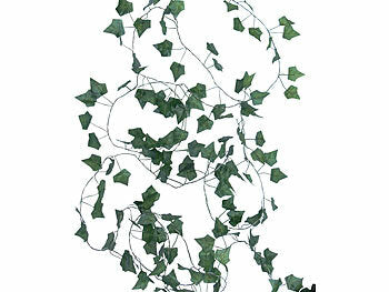 Lunartec LED-Solar-Efeu-Lichterkette mit 120 LEDs, 8 Modi, 12 Meter, IP44 erhältlich auf eMall