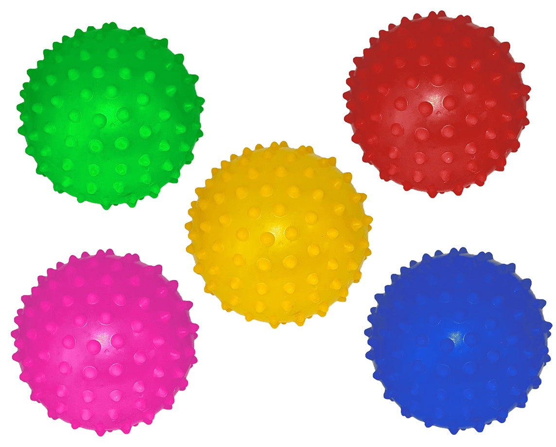 Stachelball Noppenball Massageball 5-farbig sortiert ca 10cm