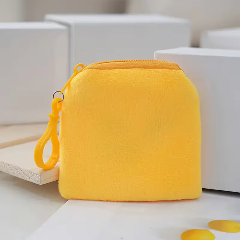 Mini Geldbeutel mit Gesicht & Emotionen Design für Schlüsselanhängern