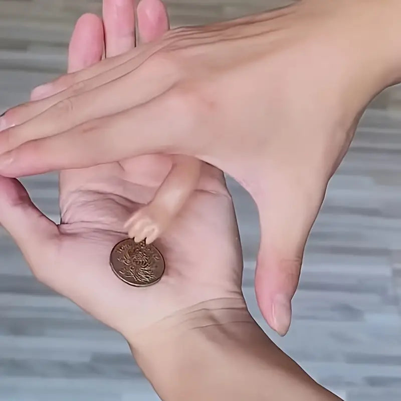 Kleine Hände Stehlen Münzen Zaubertrick