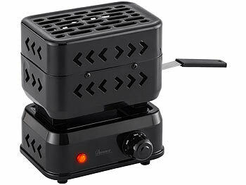 Duvence Duvence Shisha Kohlegrills: Profi-Shisha-Kohleanzünder für bis zu 28 Briketts, stufenlos, 1.200 W elektroniktrade Switzerland