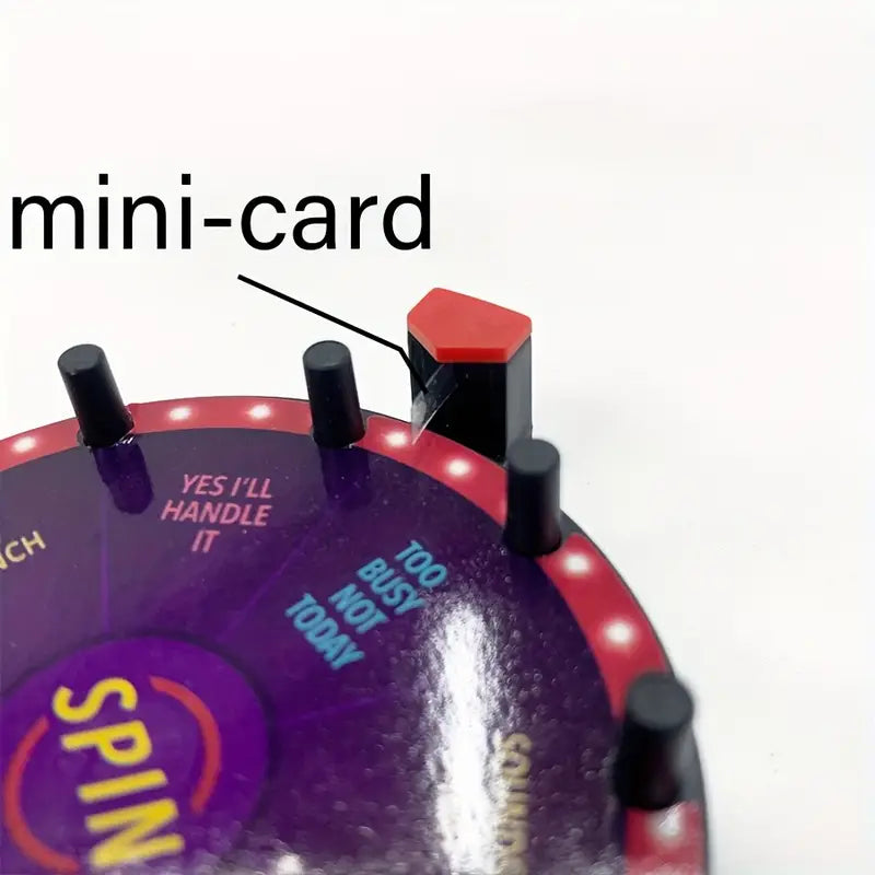 Mini Quiz Spinner Spiel, Geeignet Für Heimunterhaltung, Partys, Feste