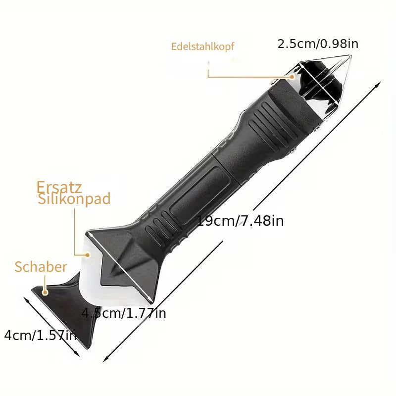 5-in-1 Silikon-Dichtungs-Tool-Kit - Multifunktionales Fugen-Entferner Set