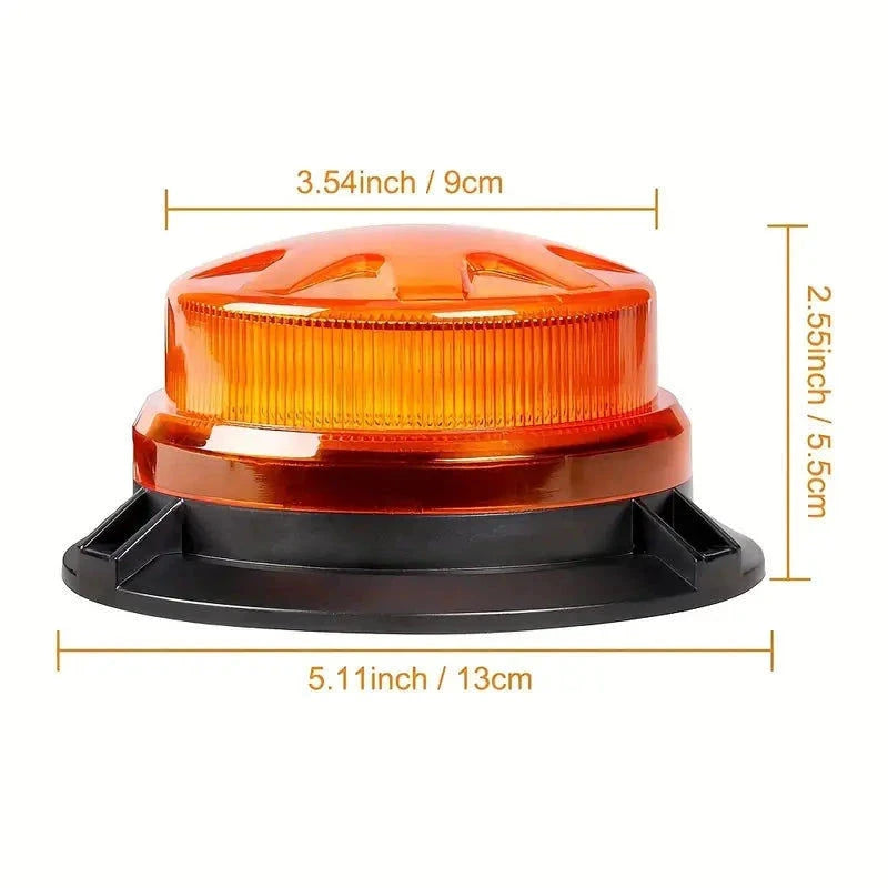 EIRUIYO Rotierende Blinklicht Warnleuchte 12V-24V mit 24 Leds elektroniktrade Switzerland