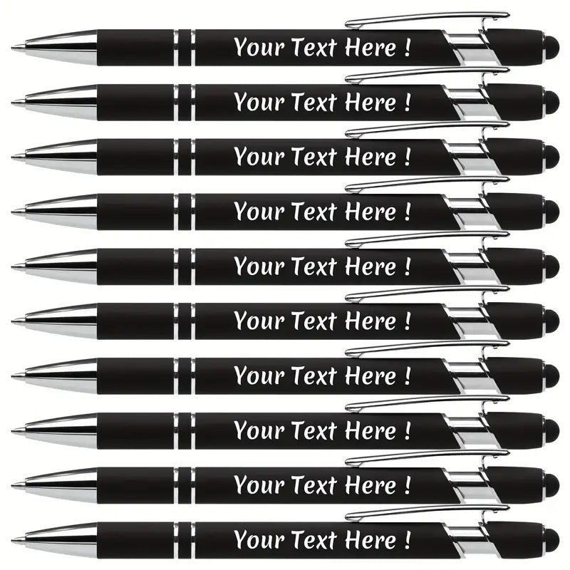 Elektroniktrade 10 Stück Individuell Gravierte Personalisierte Stifte Mit Stylus Elektroniktrade Switzerland