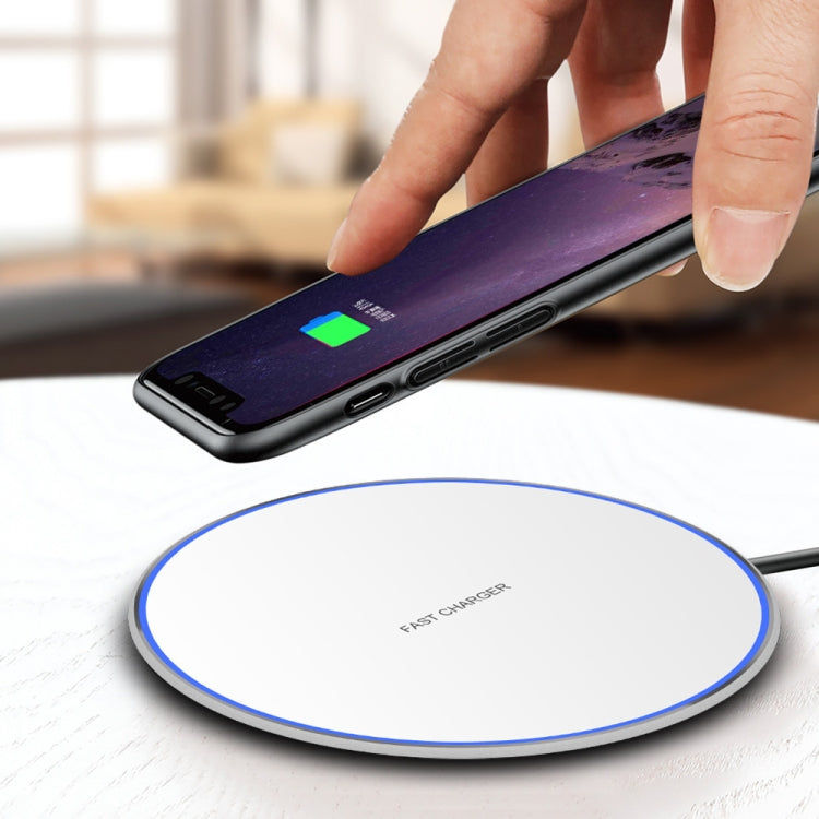 Elektroniktrade 15W Metall Runder drahtloser Ladegerät Smart Fast Ladung Elektroniktrade Switzerland