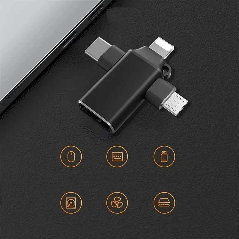 Elektroniktrade 2/3-in-1 OTG Adapter USB 3.0 Datenübertragungswandler Elektroniktrade Switzerland