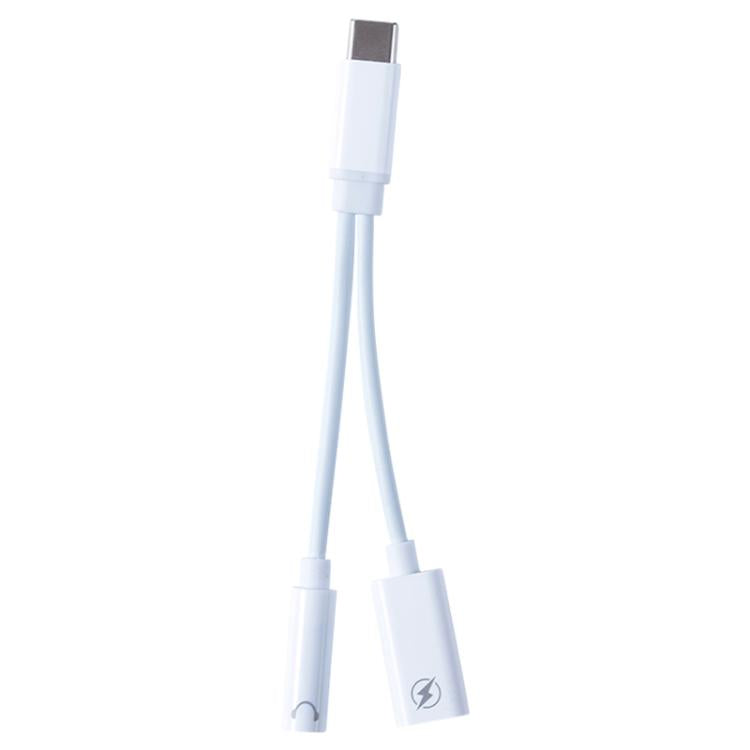 elektroniktrade 2-in-1-Kopfhöreradapter Typ-C-Stecker auf Typ-C-Ladegerät und 3,5-mm-Audiobuchse, 3.5mm elektroniktrade Switzerland