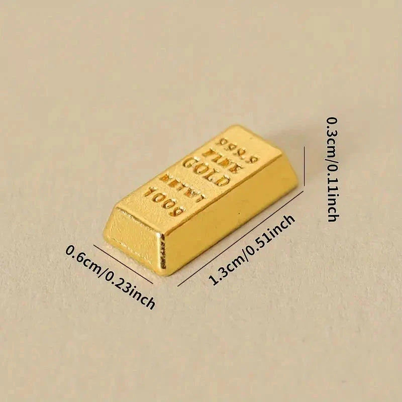 Elektroniktrade 20 Goldbaren, Metallkunstornamente ideal als Geschenk oder Dekoration elektroniktrade Switzerland