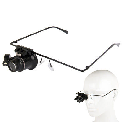 Elektroniktrade 20X Brille Typ Uhrreparaturlupe mit LED-Licht Für ein Auge Elektroniktrade Switzerland