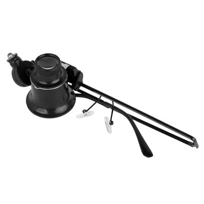 Elektroniktrade 20X Brille Typ Uhrreparaturlupe mit LED-Licht Für ein Auge Elektroniktrade Switzerland