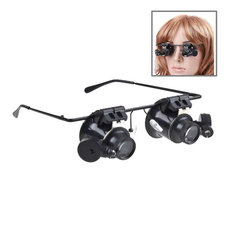 Elektroniktrade 20X Brille Typ Uhrreparaturlupe mit LED-Licht Für ein Auge Elektroniktrade Switzerland