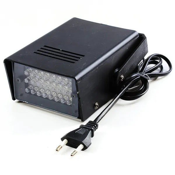 Elektroniktrade 24 Led Disco Stroboskopf - Weisse Bühnenlichteffekte Elektroniktrade Switzerland