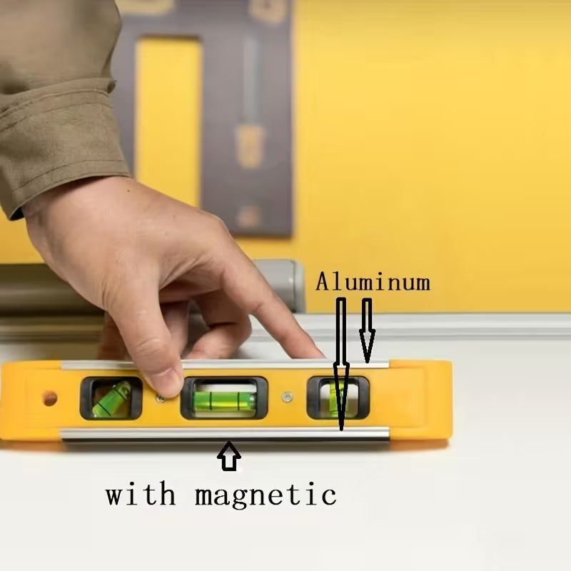 Elektroniktrade 3-in-1 Hochpräzises Magnet-Nivelliergerät - Wasserwaage Elektroniktrade Switzerland