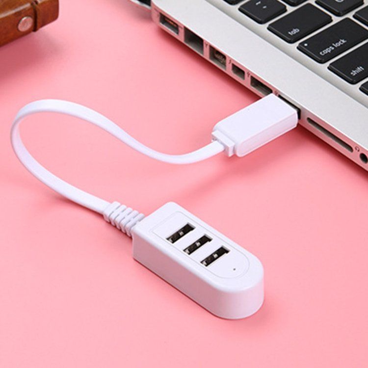 Elektroniktrade 30cm TPE USB A auf 3 USB Ports HUB Adapter Elektroniktrade Switzerland