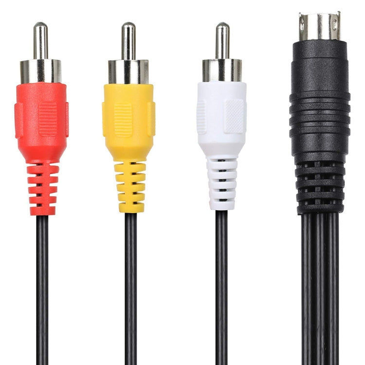 Elektroniktrade 4-poliger S-Video-zu-3-Cinch-AV-TV-Stecker-Kabelkonverteradapter elektroniktrade Switzerland