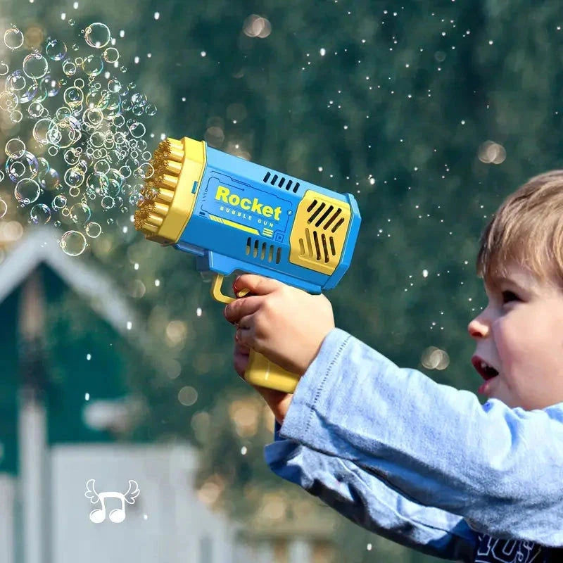 Elektroniktrade 40-Loch Kinder-Bubble-Blaster Seifenblasenpistole mit LED-Lichtern elektroniktrade Switzerland