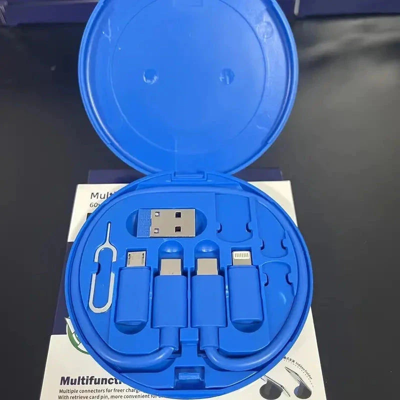 Elektroniktrade 5-in-1 Silikon USB Typ-C Ladekabel Kit mit Datenübertragung - MFI-zertifiziert elektroniktrade Switzerland