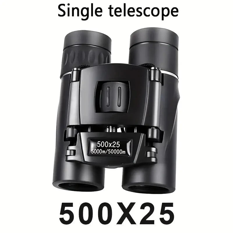 Elektroniktrade 500x25 Kompaktfernglas, Volles Optisches BAK4-Glas mit Tasche Und Aufhängeseil Elektroniktrade Switzerland