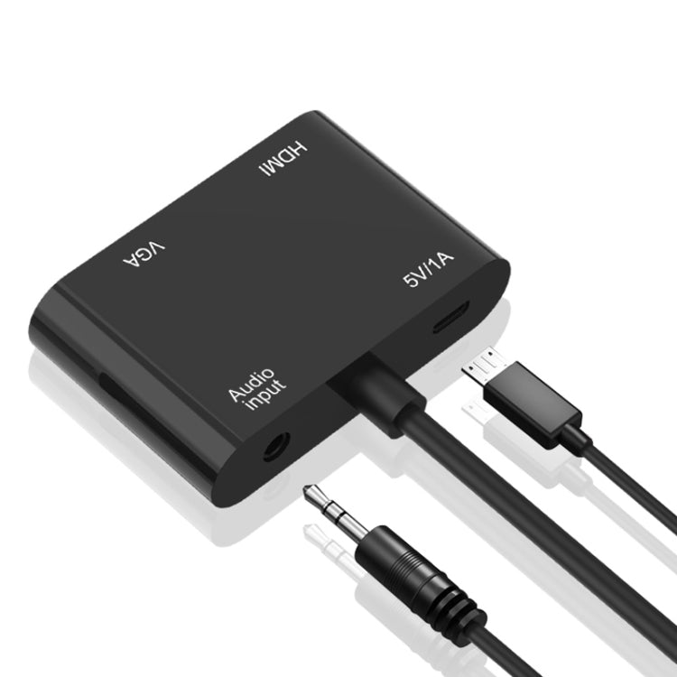 Elektroniktrade 5138HV 1080P VGA zu HDMI + VGA Adapter mit Audio Elektroniktrade Switzerland