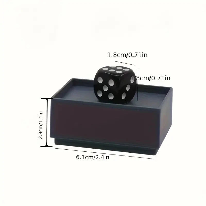 Elektroniktrade 7 Schwarze Würfel mit Magischer Box Zaubertrick Elektroniktrade Switzerland