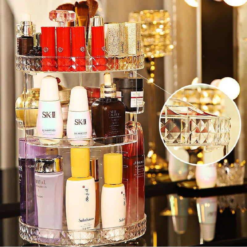 Elektroniktrade Acryl Make-up Organizer Aufbewahrung, 360 rotierend Elektroniktrade Switzerland