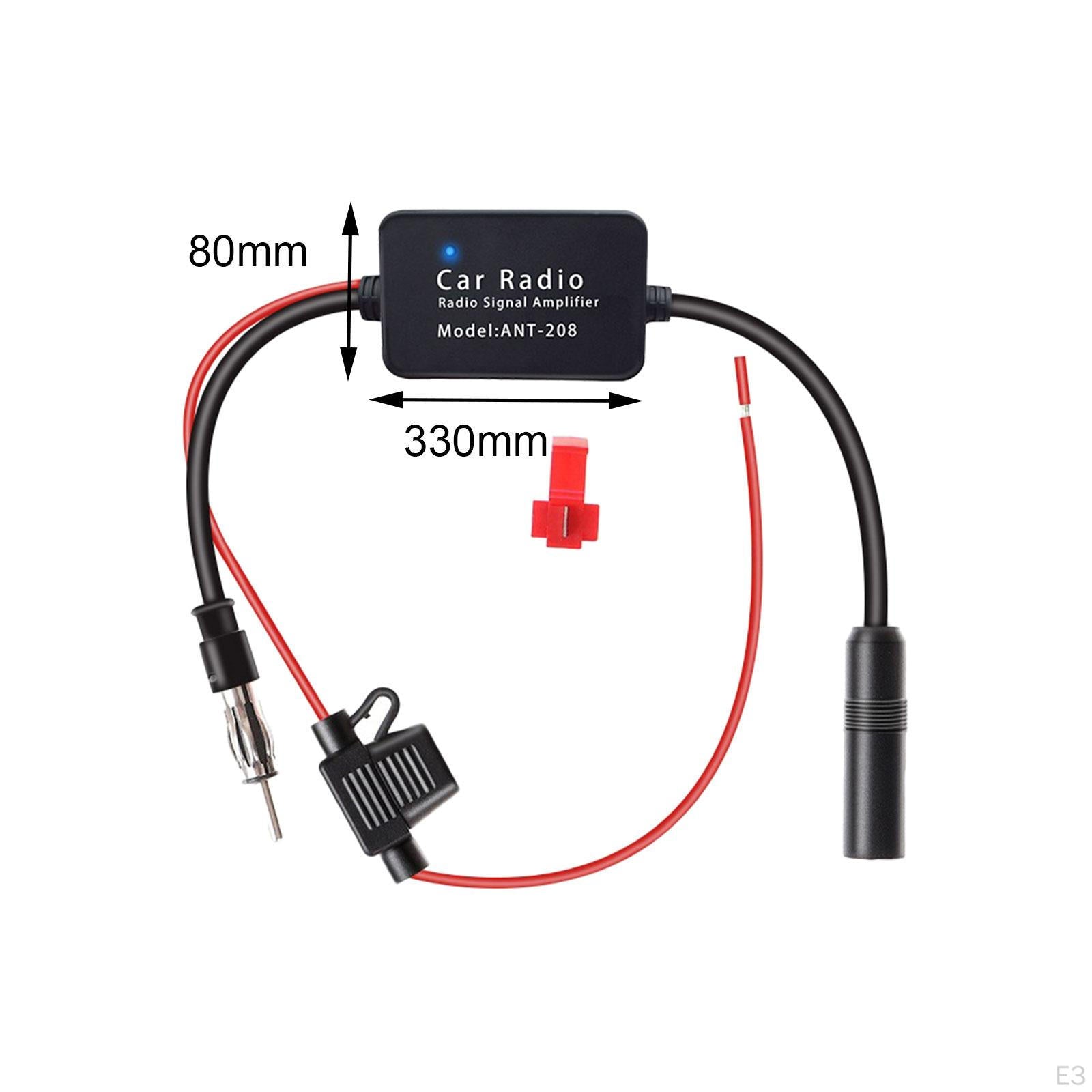 Elektroniktrade ANT-208 Autoradio-Antennenverstärker, universell für Auto-Bootszubehör Elektroniktrade Switzerland
