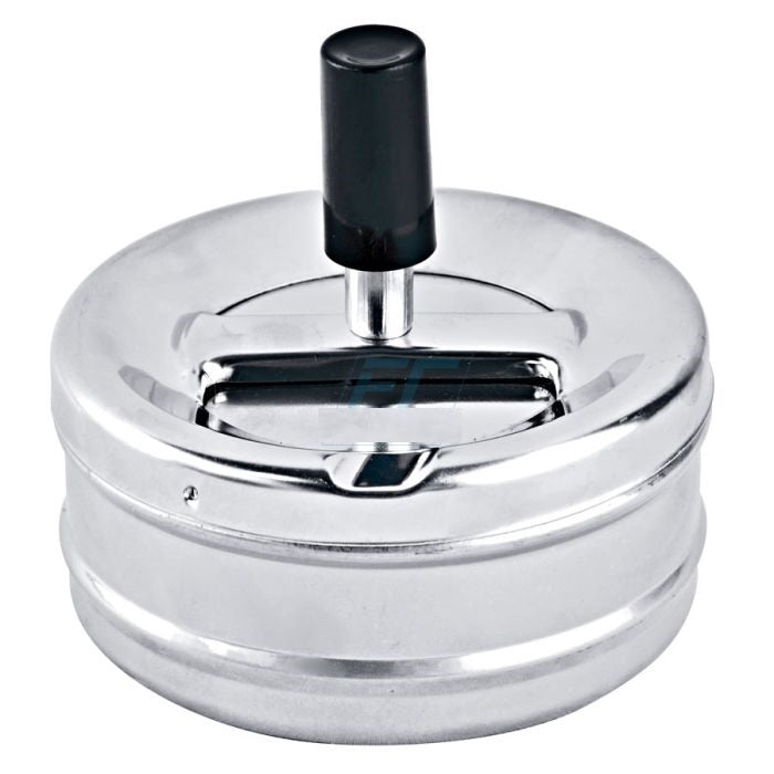 Elektroniktrade Aschenbecher " SILBERFARBIG " Push Champ Elektroniktrade Switzerland