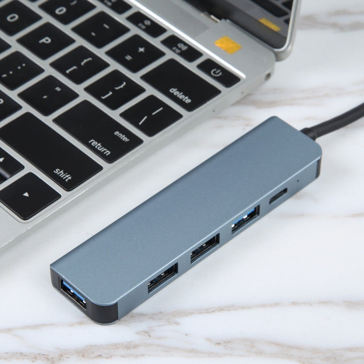 Elektroniktrade BYL-2301 5-in-1-USB-C/Typ-C-zu-USB-Multifunktions-Dockingstation-HUB-Adapter Elektroniktrade Switzerland