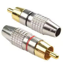 Elektroniktrade Chinch Stecker Vergoldet - Zum verlöten 2 Stk/ 1 Paar Stecker oder Kupplung elektroniktrade Switzerland