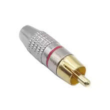 Elektroniktrade Chinch Stecker Vergoldet - Zum verlöten 2 Stk/ 1 Paar Stecker oder Kupplung Elektroniktrade Switzerland