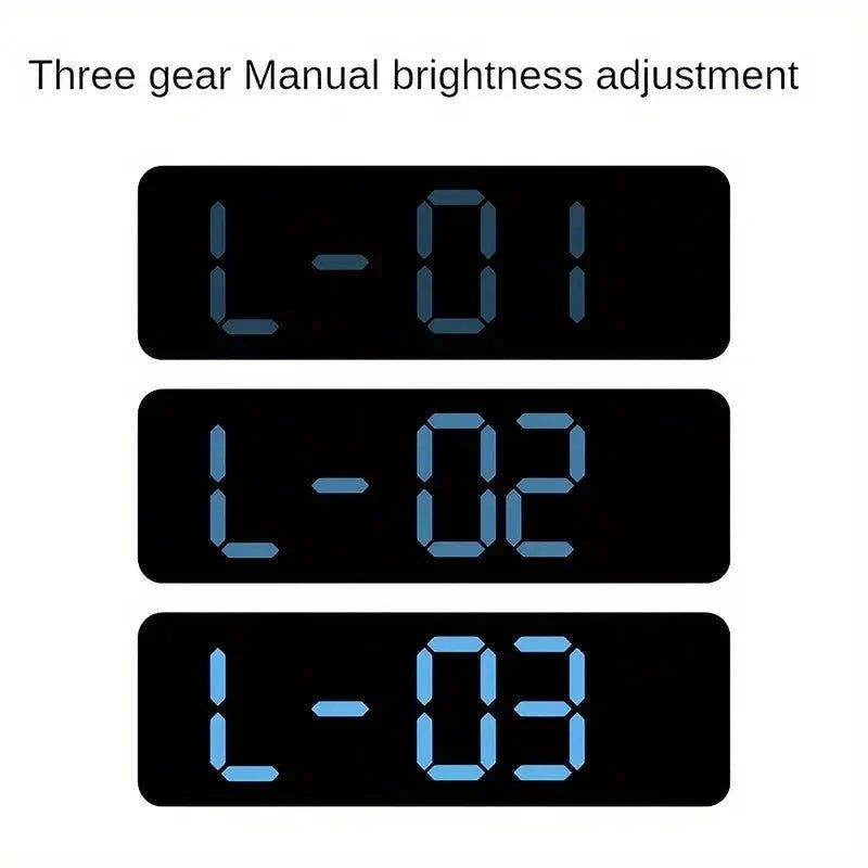 Elektroniktrade Digitale Led Wanduhr mit USB Power - Temperatur & Luftfeuchtigkeitsanzeige elektroniktrade Switzerland